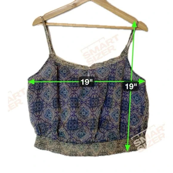 Vintage American Eagle Outfitters Cami Top Womens M Y2K Festival Boho Chic 2000s - Picture 5 of 9